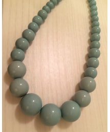 染めて作ったやつ | 玉から染めて作ったネックレス(ネックレス)