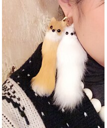 Handmade | ฅ^•ﻌ•^ฅ(ピアス（片耳用）)