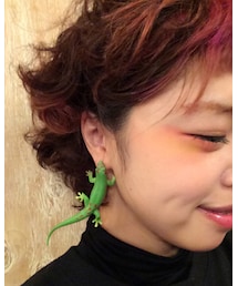 マダガスカルヤモリ | ピアス（片耳用）