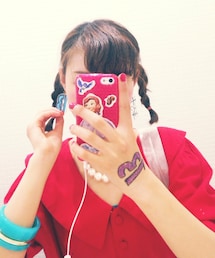 プラバンで作ったtaylorイヤリング(イヤリング)