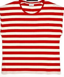 Saint Laurent | ボーダー ノースリーブTシャツ(Tシャツ/カットソー)