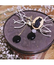 Handmade | ネコイヤリング(アクセサリー)