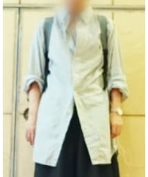 used | ストライプロングシャツ(トップス)