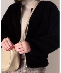 GU | ボアブルゾン(長袖)SC S(ブルゾン)