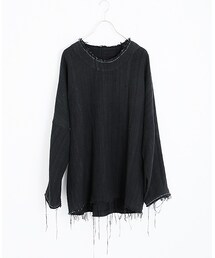 YANTOR | YANTOR Tsumugi Cotton Stitch Pullover[Y184KB01](Tシャツ/カットソー)