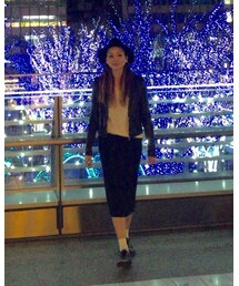 革ジャン&イルミネーション | ブラ&ショーツ