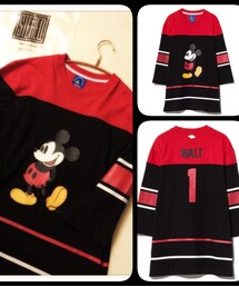 STERO | STERO VINYLS -Disney X Stereo MICKEY ORIGINAL FOOTBALL(Tシャツ/カットソー)
