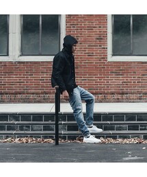 I Love Ugly | Coaches jacket black denim(デニムジャケット)