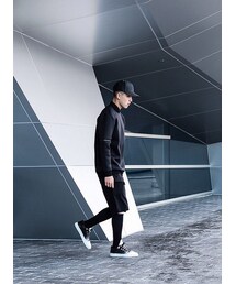 I Love Ugly | DAX ZIP SLEEVE CREW BLACK(スウェット)