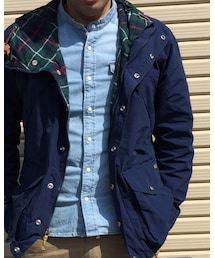 JOURNAL STANDARD | シャンブレーのラウンドカラーシャツです。(シャツ/ブラウス)
