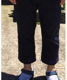 WHITE MOUNTAINEERING | ホワイトマウンテニアリングのチロリアン柄9部丈パンツ(チノパンツ)