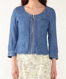 PROPORTION BODY DRESSING | MAテンセルデニムブルゾン(デニムジャケット)