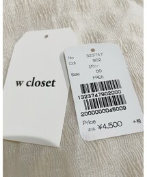 w closet | トップス