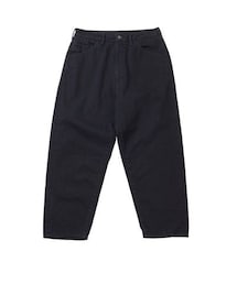 bukht | NEW BIG DENIM TROUSERS ONE WASH / BLACK(デニムパンツ)