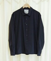 YAECA | comfort shirt relax square (black)(シャツ/ブラウス)