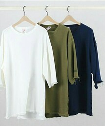 VOTE MAKE NEW CLOTHES | wide sleeve half sweat(スウェット)