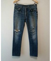 LOUNGE LIZARD | ダメージデニムパンツ(デニムパンツ)