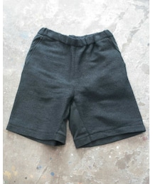 KIIT | paper knit short pants KIC-P92-801(BLACK)(パンツ)