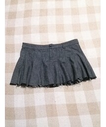 glory charm. | 切りっぱなしツイードミニスカート(スカート)