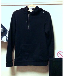 H&M | ハーフジップスウェットパーカー(パーカー)