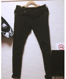 H&M | 黒デニム スーパースキニー(デニムパンツ)