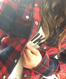 SPIGA | 赤のチェックシャツ(シャツ/ブラウス)