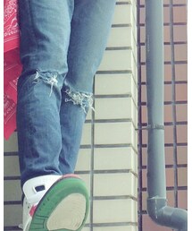 マミーがダメージ入れた | デニムパンツ