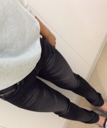 しまむら | 黒スキニー(デニムパンツ)