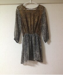 NOMINE | レオパードショルダースタッズワンピース(ワンピース)