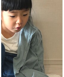 韓国子供服 | シャツワンピース
