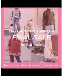 FINAL SALE | その他