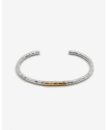 LEATHER & SILVER MOTO
 | Combi Bangle #Silver

(バングル/リストバンド)