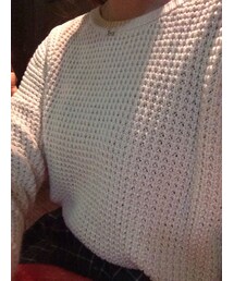 ワッフルニット(ニット/セーター)