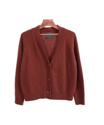 アンゴラ&ウールハイクオリティーカーディガン(カーディガン/ボレロ)