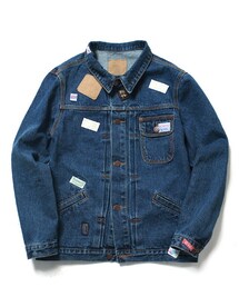 パッチディテールデニムジャケット(デニムジャケット)