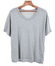 コットン100%ラウンドネックTシャツ(Tシャツ/カットソー)