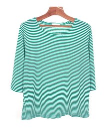 7分袖ボーダーTシャツ(Tシャツ/カットソー)