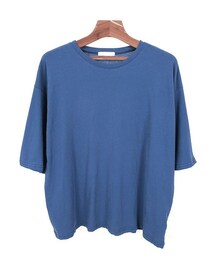 5分袖ラウンドネックTシャツ(Tシャツ/カットソー)