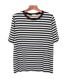 エッセンシャルボーダーTシャツ(Tシャツ/カットソー)