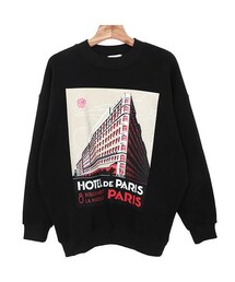 ユニークプリントスウェットシャツ(スウェット)