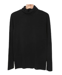 シンプルタートルネックTシャツ(Tシャツ/カットソー)