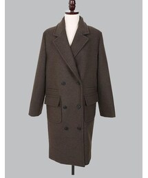 ダブルロングウールコート(ダウンジャケット/コート)