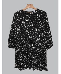 フラワーパターンワンピース(ワンピース)