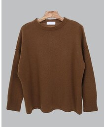 ドロップショルダールーズニット (ニット/セーター)