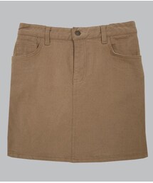 ピーチ起毛加工Aラインスカート(スカート)