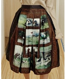 绿豆雪糕 油画sk | スカート