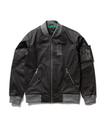 AFM | SIDE POCKET BLOUSON_BLACK(ミリタリージャケット)