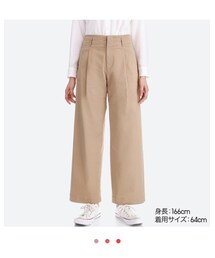 UNIQLO | ハイウエストチノワイドパンツ(チノパンツ)