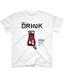 DEMINANT | DRINK Messages graphic 002W(Tシャツ/カットソー)