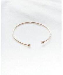 Ellastore | Gold Simple Bangle(バングル/リストバンド)